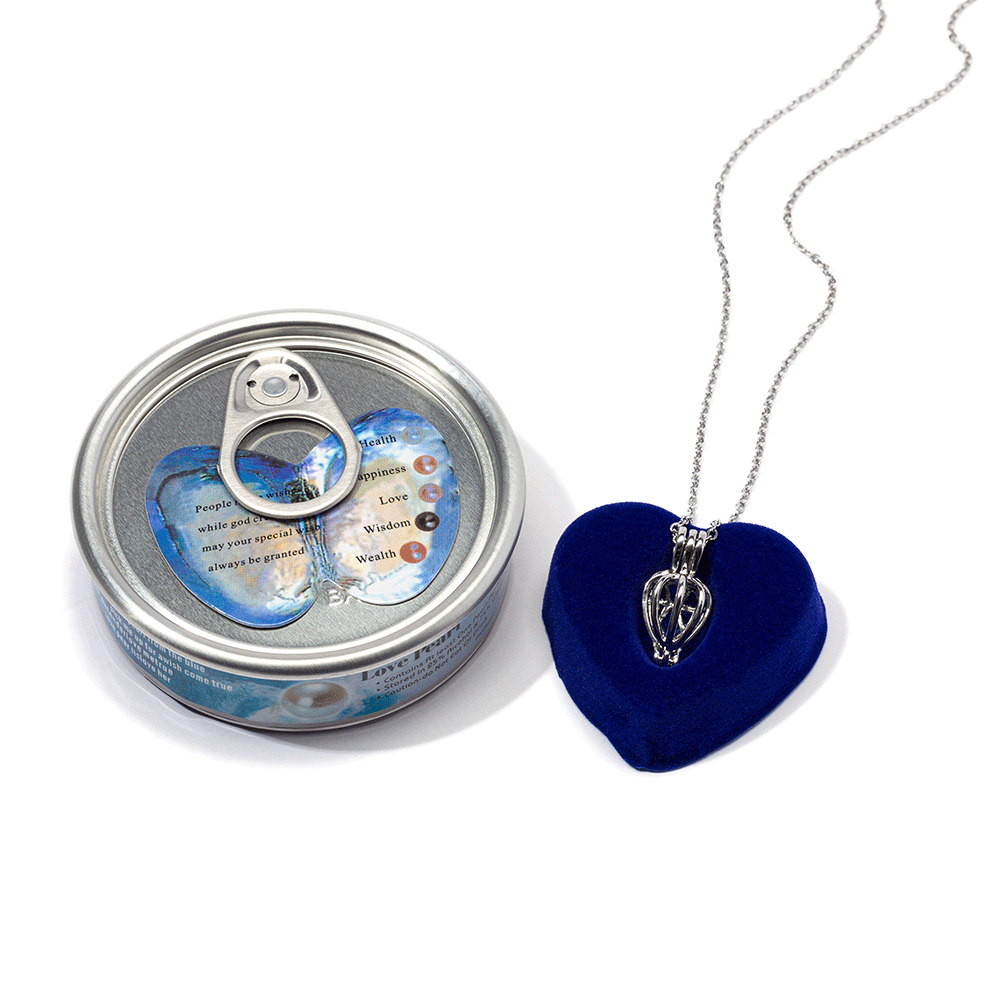 Oyster Pearl Love Necklace