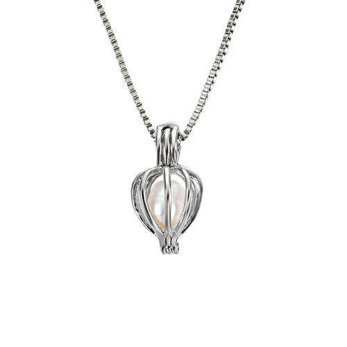 Oyster Pearl Love Necklace